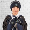 image:imageCinereplicas Harry Potter  Beanie and Gloves Set  Kids  GryffindorSlytherinRavenclawHufflepuff  Offcially licensedRavenclaw