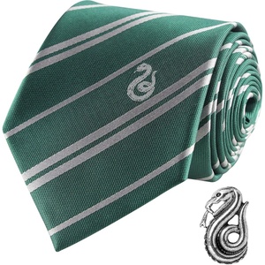 image:imageCinereplicas  Harry Potter  Necktie Deluxe GryffindorSlytherinHufflepuffRavenclaw  Official LicenseSlytherin