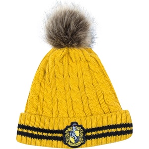 image:imageCinereplicas  Harry Potter  Pom Pom Beanie  Officially Licensed  Hufflepuff  Yellow amp Black