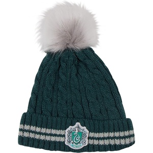 image:imageCinereplicas  Harry Potter  Pom Pom Beanie  Officially Licensed  Slytherin  Green amp Grey