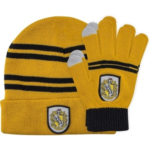 image:imageCinereplicas Harry Potter  Beanie and Gloves Set  Kids  GryffindorSlytherinRavenclawHufflepuff  Offcially licensedHufflepuff