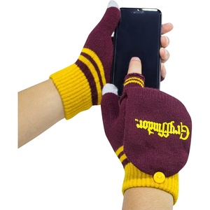 image:imageCinereplicas Harry Potter  Gloves Fingerless Mitten  Official LicenseGryffindor
