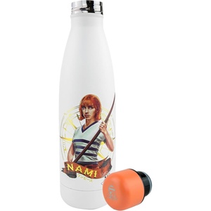 image:imageCinereplicas One Piece  Wanted Luffy Insulated Water Bottle  500ml  Official LicenseNami