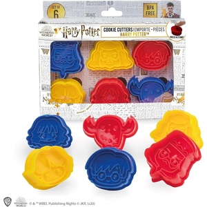 image:imageCinereplicas Harry Potter  Cookie Stamps  Set of 5  Official  All Hogwarts HouseKawaii Harry Potter