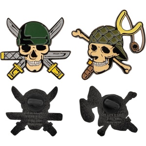image:imageCinereplicas One Piece  Set of 2 LuffyBuggyZoroUsoppNamiArlongSanjiZeff Pins  Official LicenseZoro  Usopp
